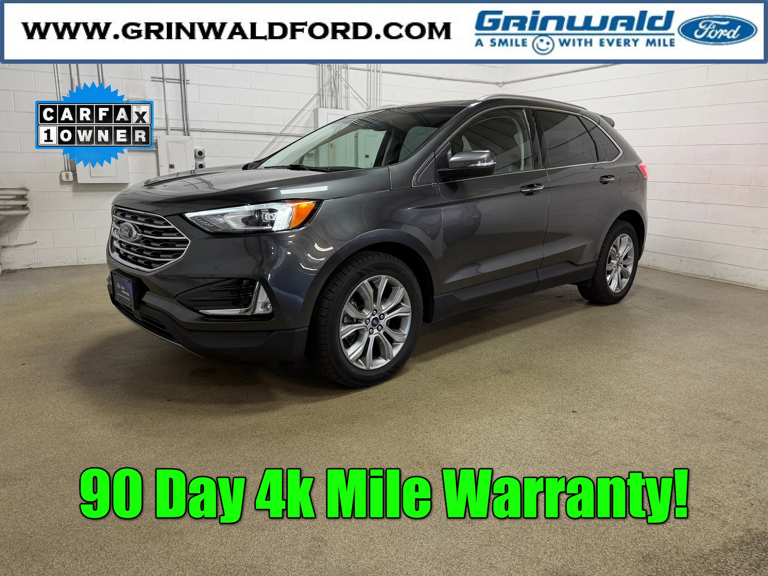 Certified 2019 Ford Edge Titanium w/ Cold Weather Package