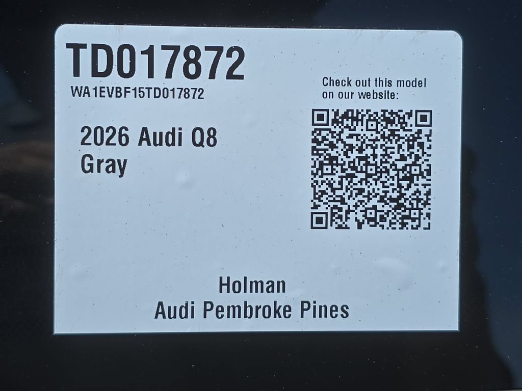Certified 2026 Audi Q8 Premium Plus w/ Premium Plus Package AWD/4WD image 29