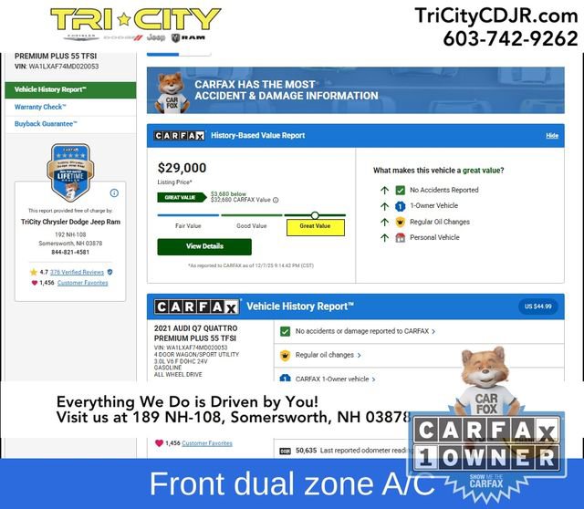 Used 2021 Audi Q7 3.0T Premium Plus image 12