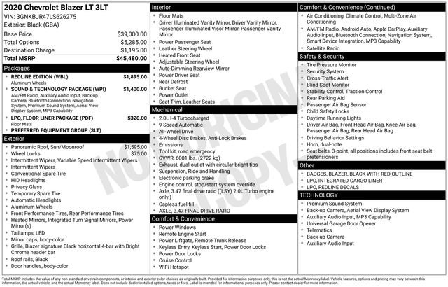 Used 2020 Chevrolet Blazer LT w/ Redline Edition image 32
