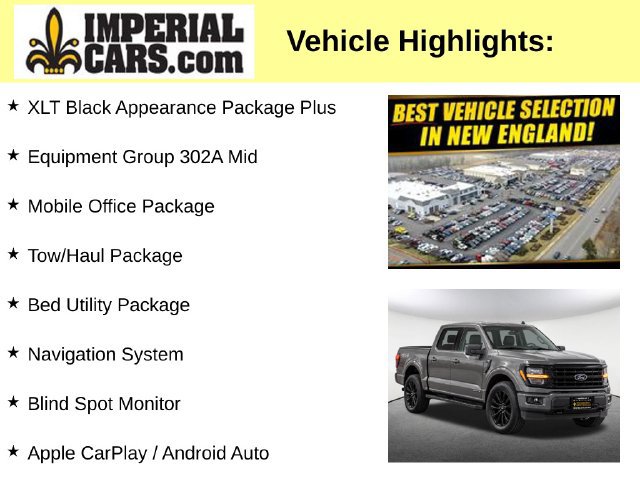 Used 2024 Ford F150 XLT w/ Equipment Group 302A MID AWD/4WD image 3
