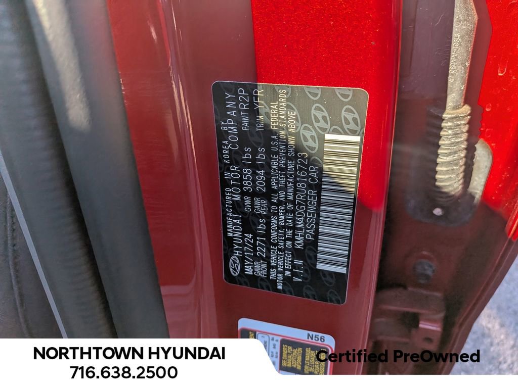 Certified 2024 Hyundai Elantra SEL image 38