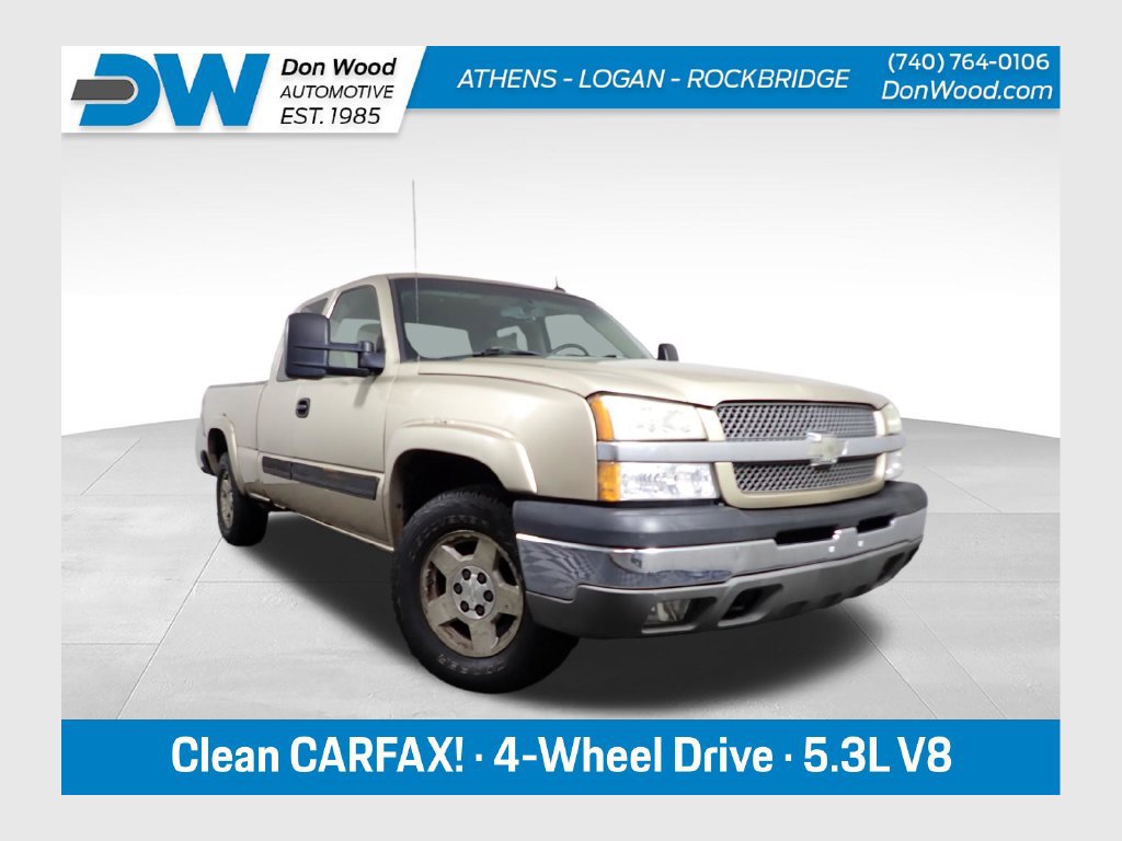 Used 2004 Chevrolet Silverado 1500 4x4 Extended Cab w/ Light Duty Power Package