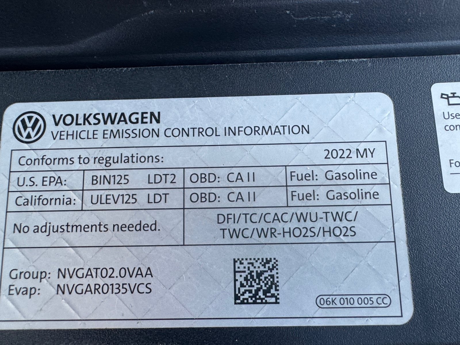 Used 2022 Volkswagen Atlas Cross Sport SE w/ Black Wheel Package FWD image 21