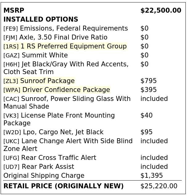 Used 2025 Chevrolet Trax RS w/ Sunroof Package FWD image 4