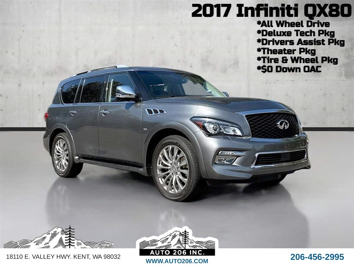 Used 2017 INFINITI QX80 4WD w/ Deluxe Technology Package