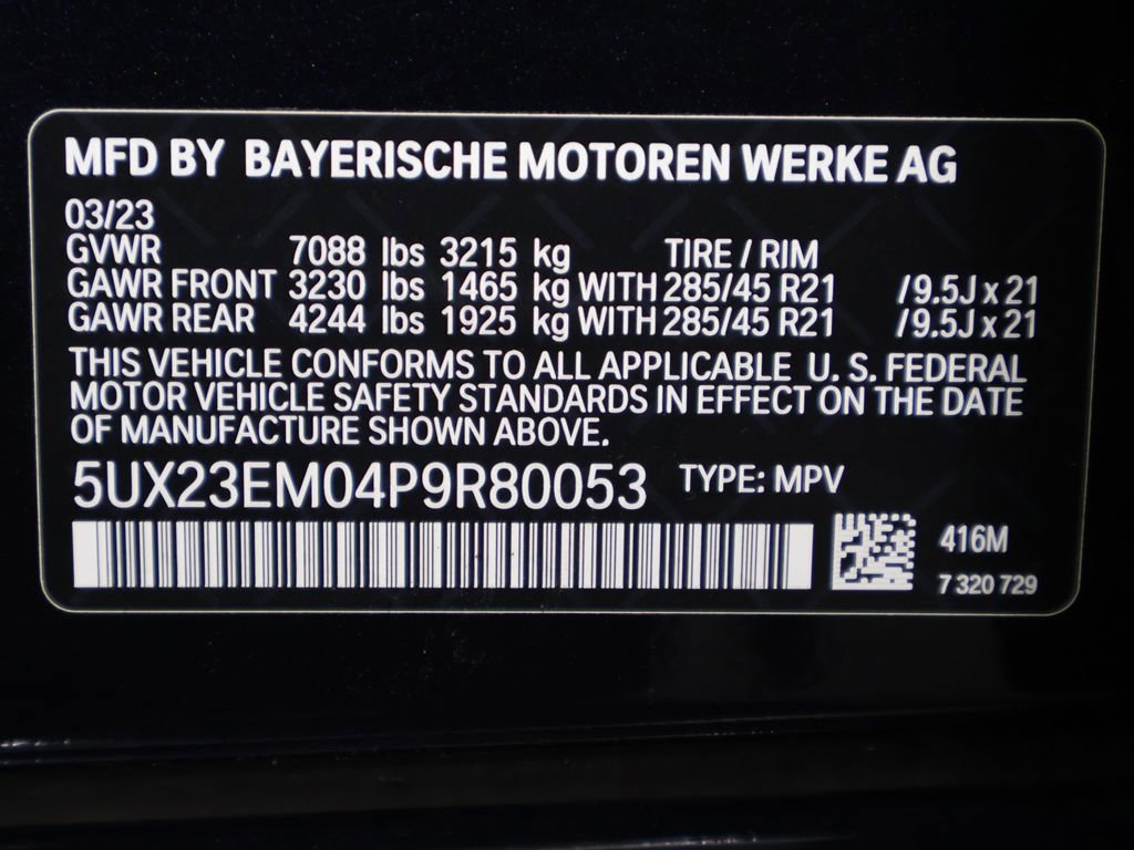 Used 2023 BMW X7 xDrive40i w/ M Sport Package AWD/4WD image 54