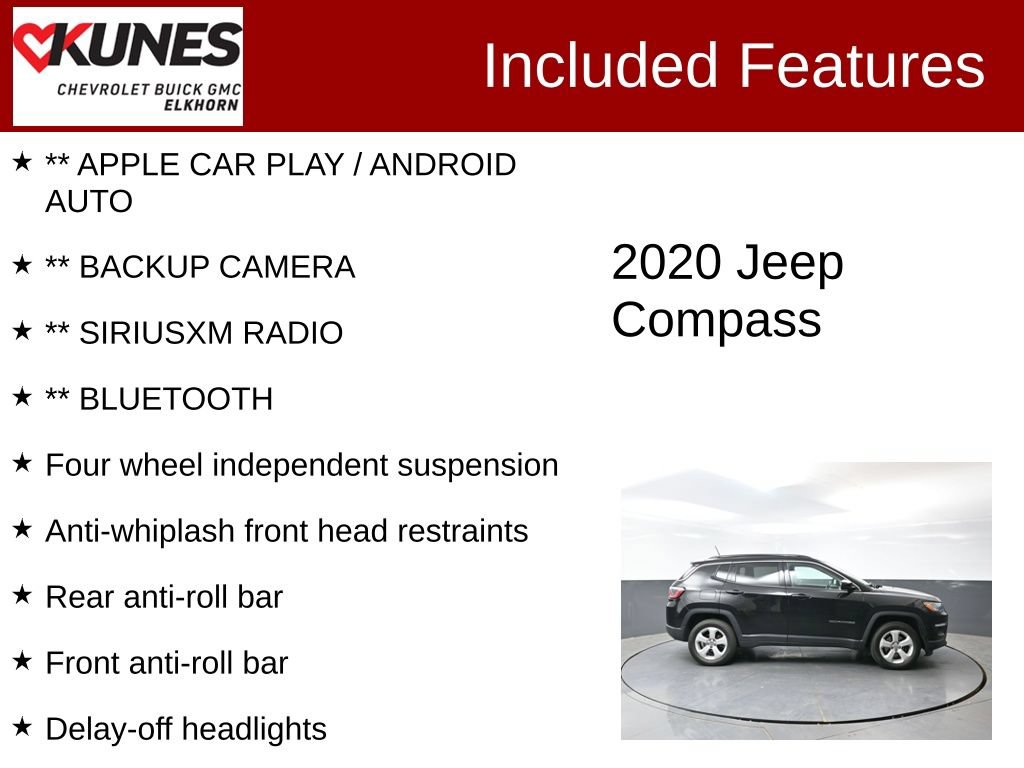 Used 2020 Jeep Compass Latitude AWD/4WD video 2