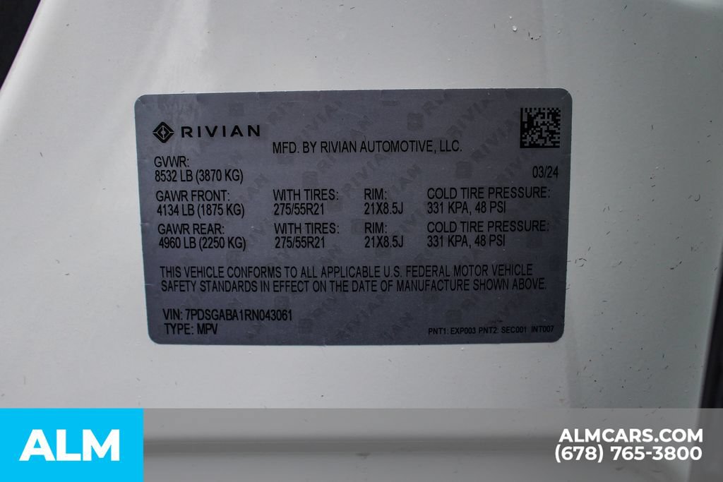Used 2024 Rivian R1S Adventure Quad AWD/4WD image 40