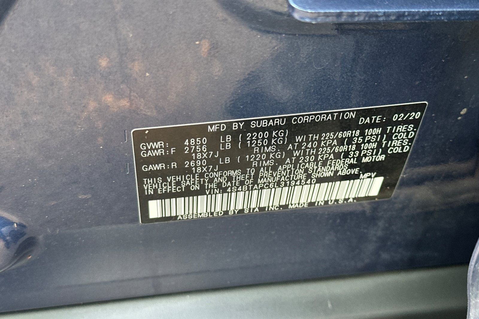 Used 2020 Subaru Outback Touring AWD/4WD image 38