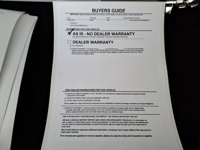 Used 2019 Jeep Wrangler Unlimited Sport S image 35