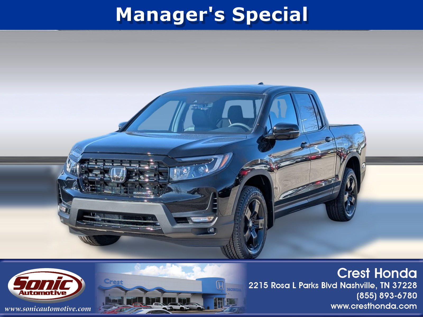New 2026 Honda Ridgeline Black Edition image 1