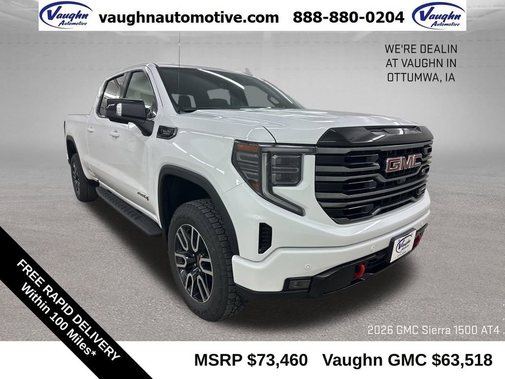 New 2026 GMC Sierra 1500 AT4 w/ AT4 Premium Package