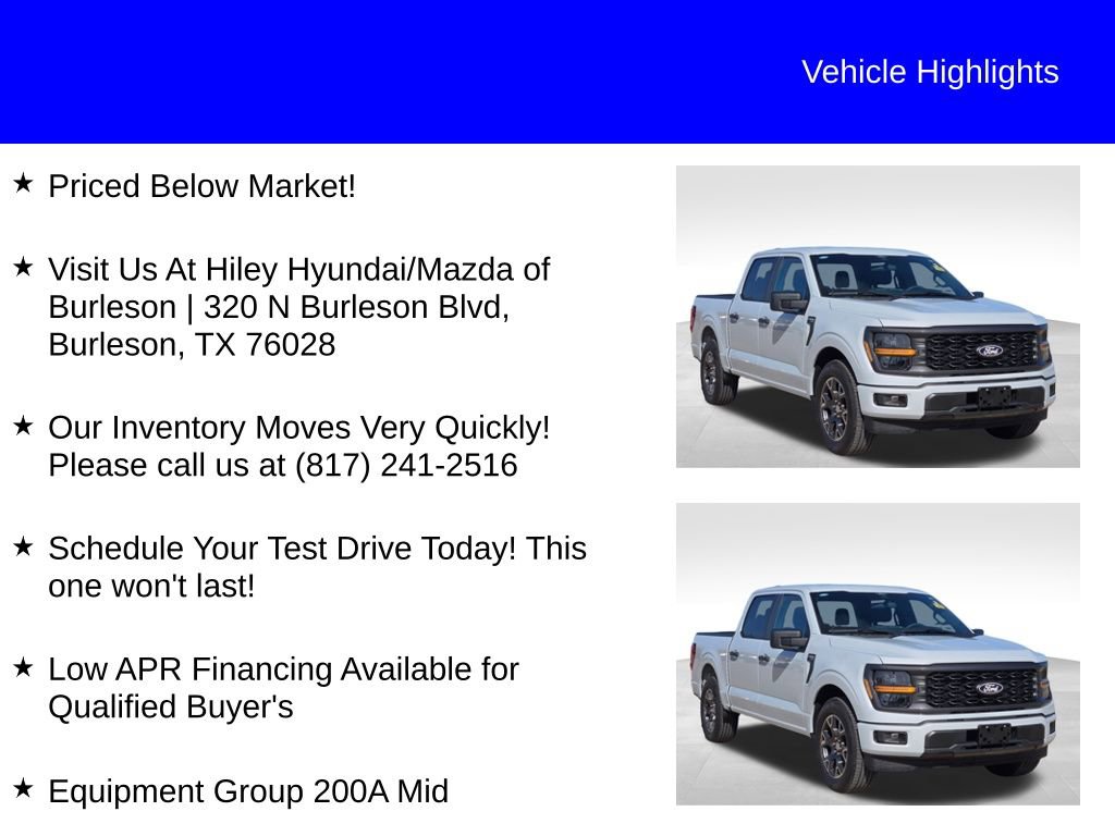 Used 2025 Ford F150 STX w/ Equipment Group 200A image 10