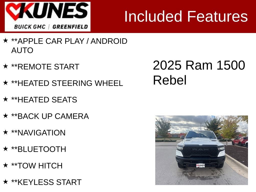 Used 2025 RAM 1500 Rebel w/ Rebel Level 1 Equipment Group AWD/4WD image 2