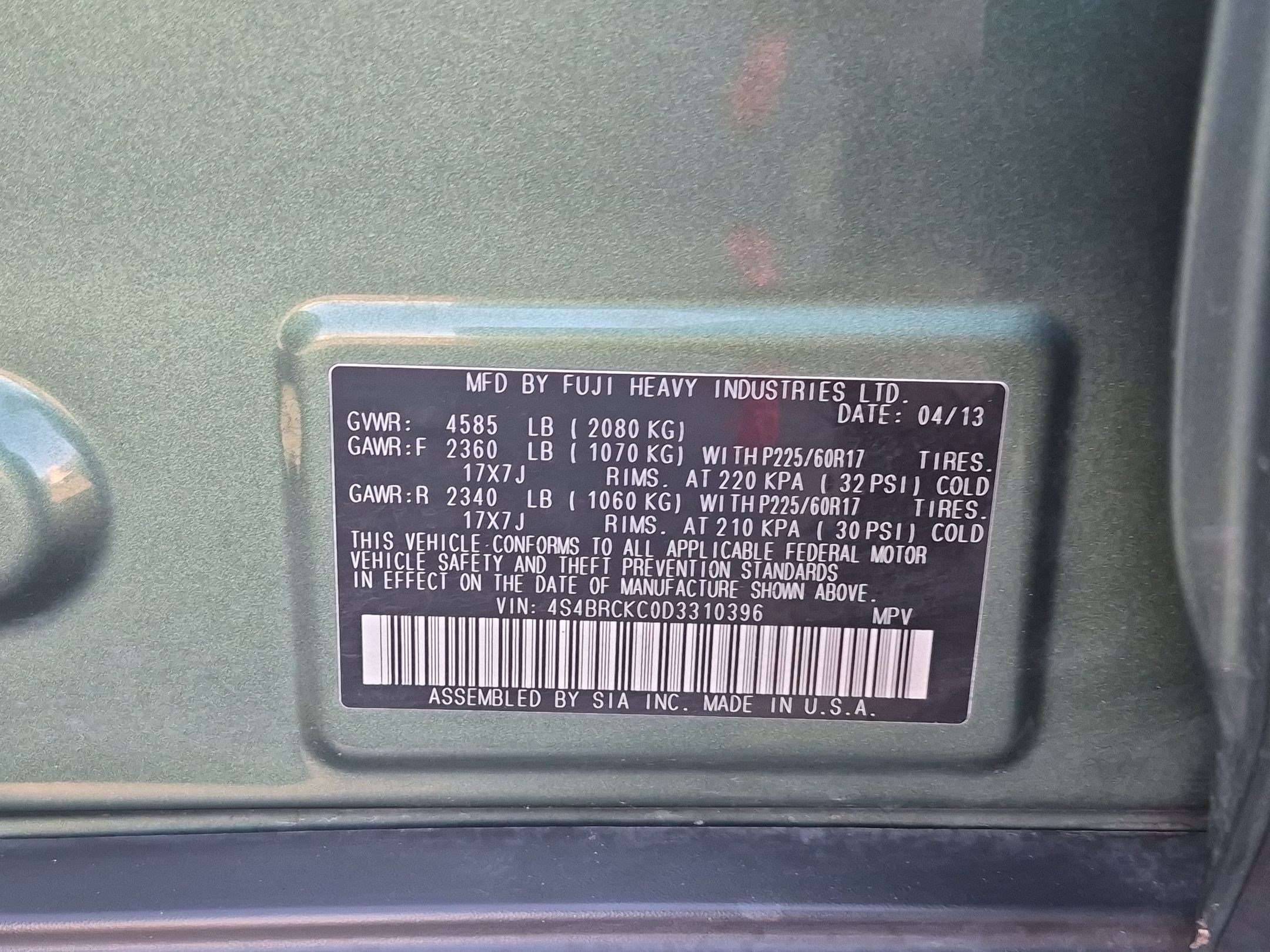Used 2013 Subaru Outback 2.5i Limited AWD/4WD image 33