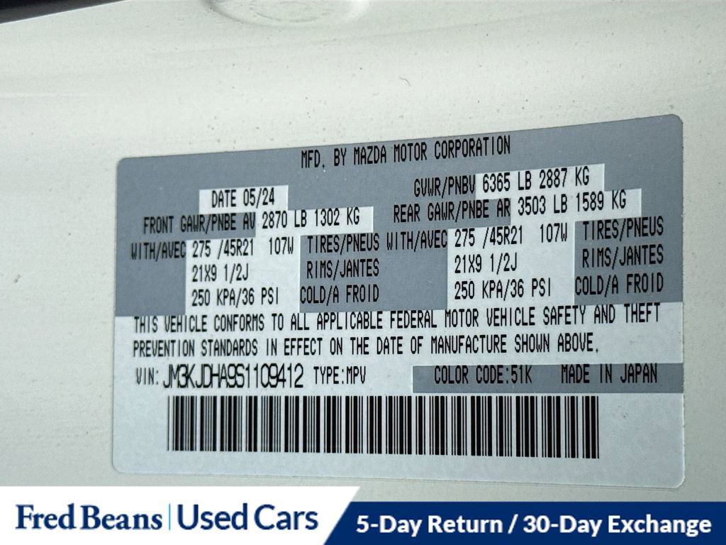 Used 2025 MAZDA CX-70 Plug-In Hybrid w/ Premium Pkg AWD/4WD image 35