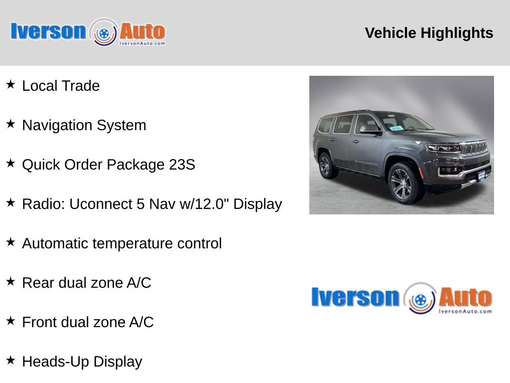 Used 2022 Jeep Grand Wagoneer Series I image 2