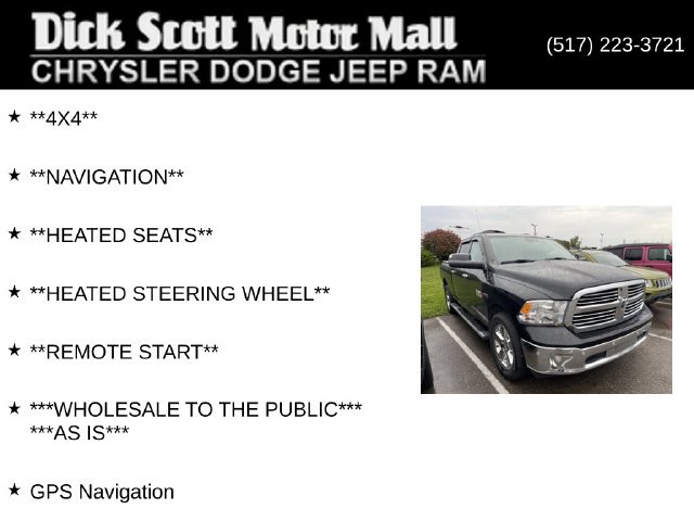 Used 2018 RAM 1500 Big Horn AWD/4WD image 3