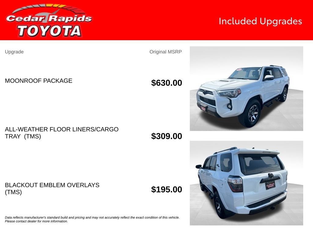 Certified 2023 Toyota 4Runner TRD Off-Road Premium w/ Moonroof Package AWD/4WD image 7
