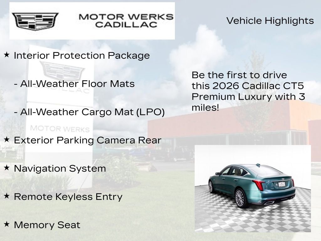 New 2026 Cadillac CT5 Premium Luxury AWD/4WD image 13