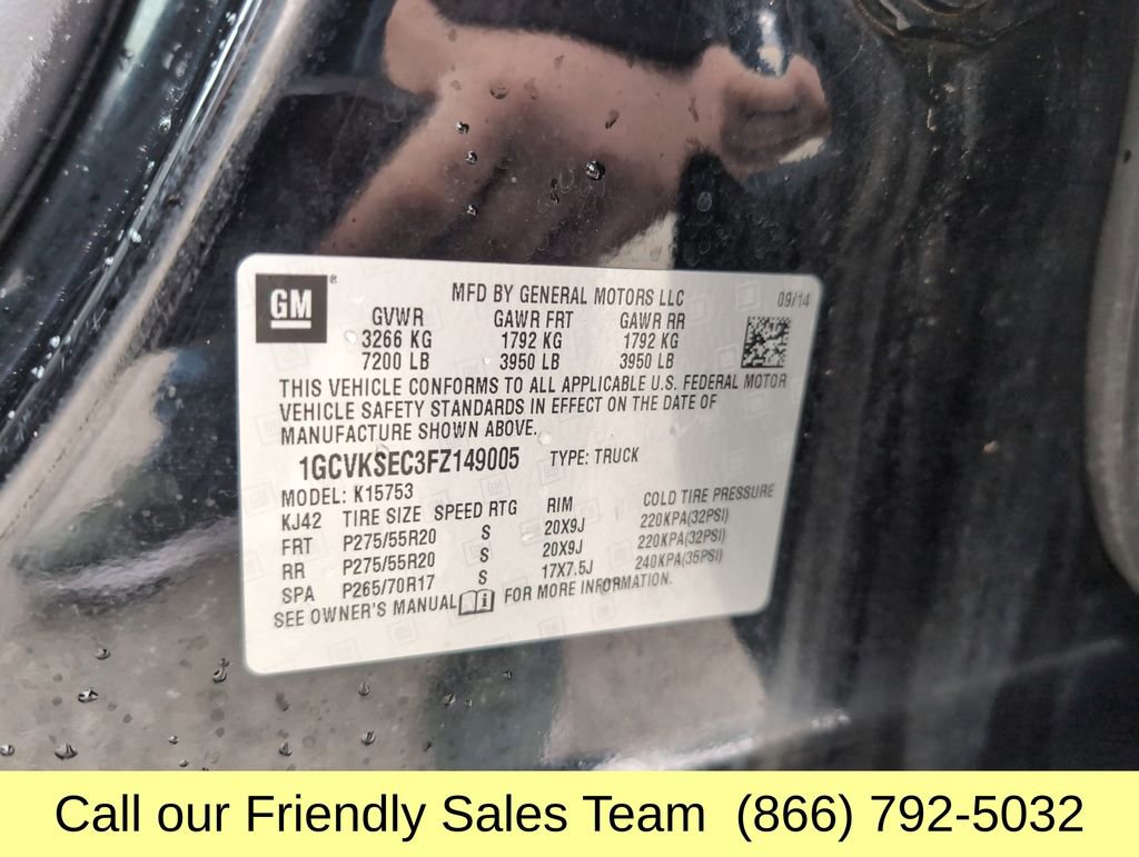 Used 2015 Chevrolet Silverado 1500 LTZ w/ Texas Edition, 1LZ Trim image 28