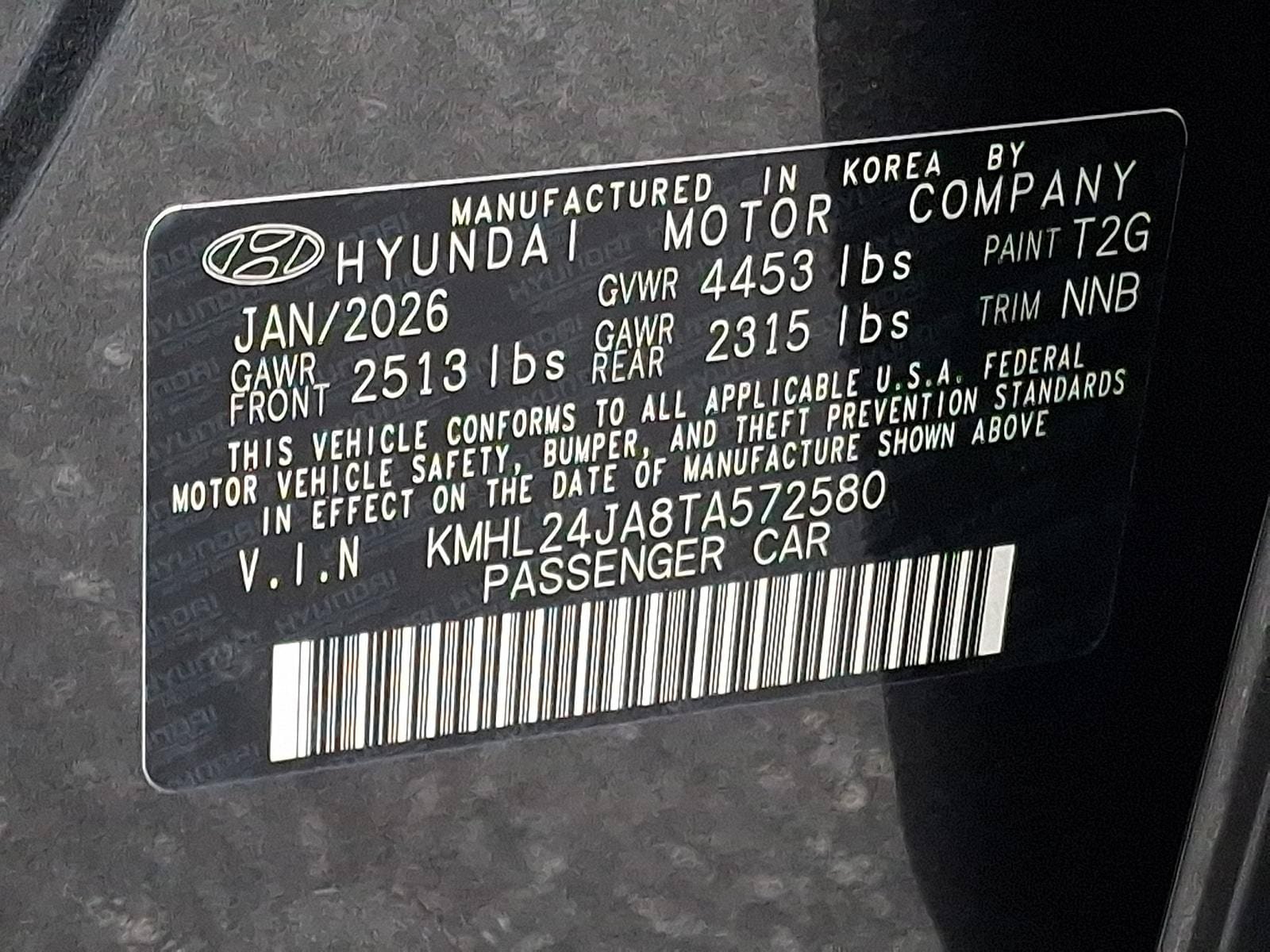 New 2026 Hyundai Sonata SE FWD image 19