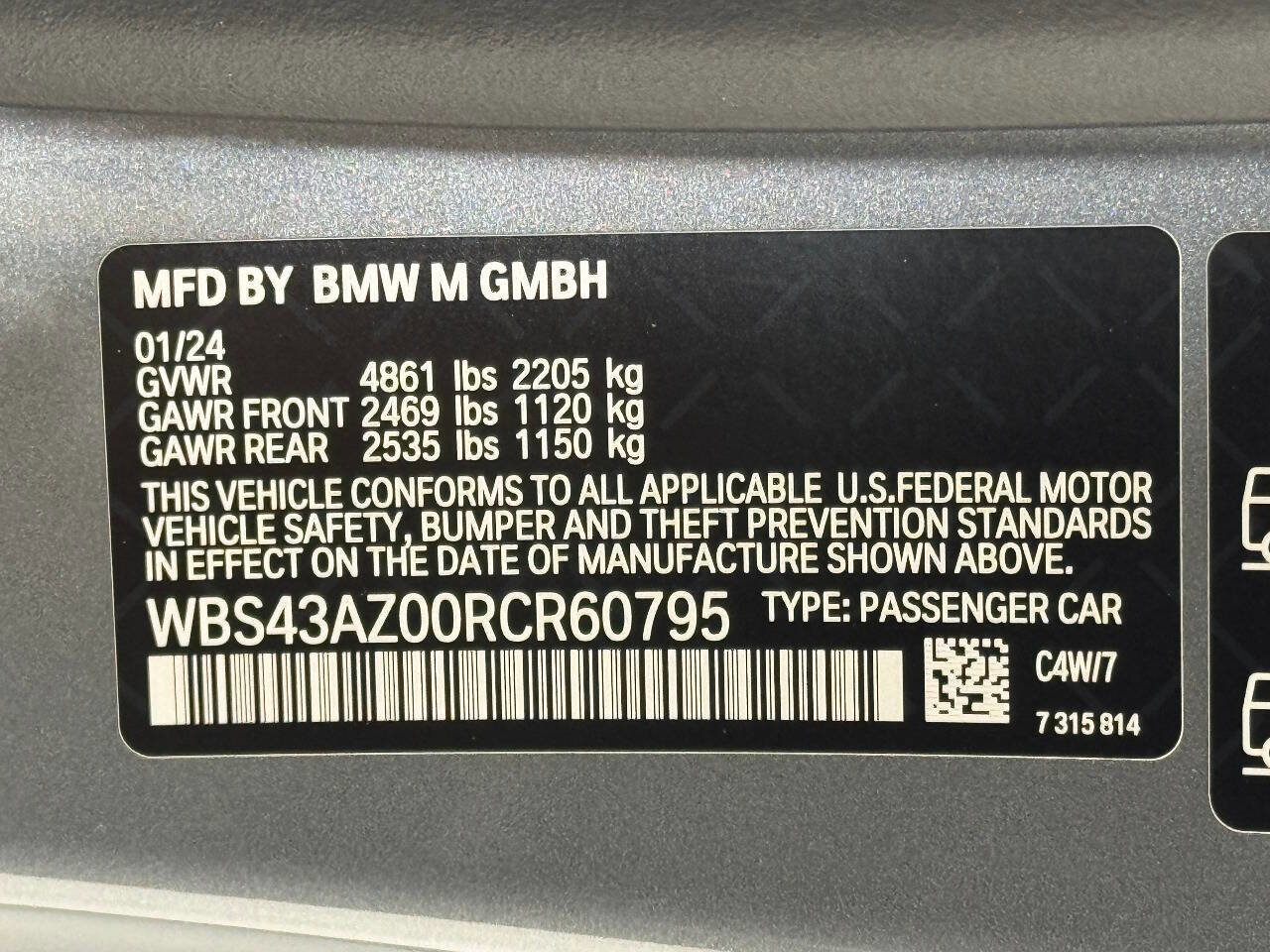 Used 2024 BMW M4 xDrive Competition AWD/4WD image 95