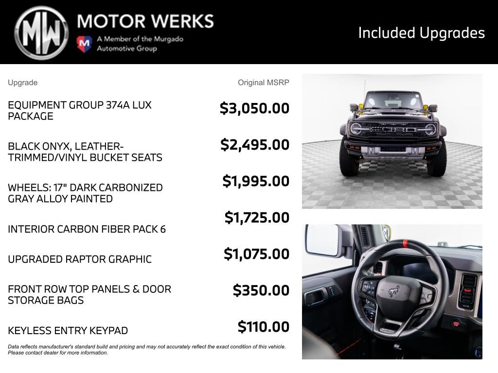 Used 2023 Ford Bronco Raptor AWD/4WD image 4