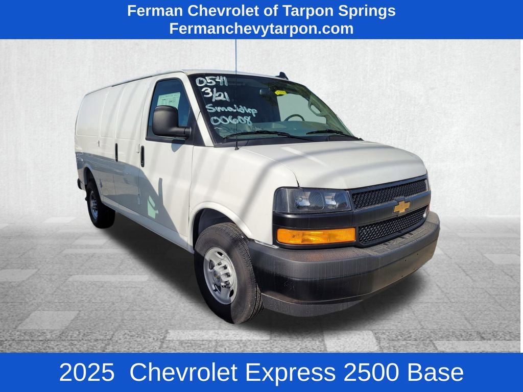 New 2025 Chevrolet Express 2500 Work Van 3D Cargo Van w/ Communications Package