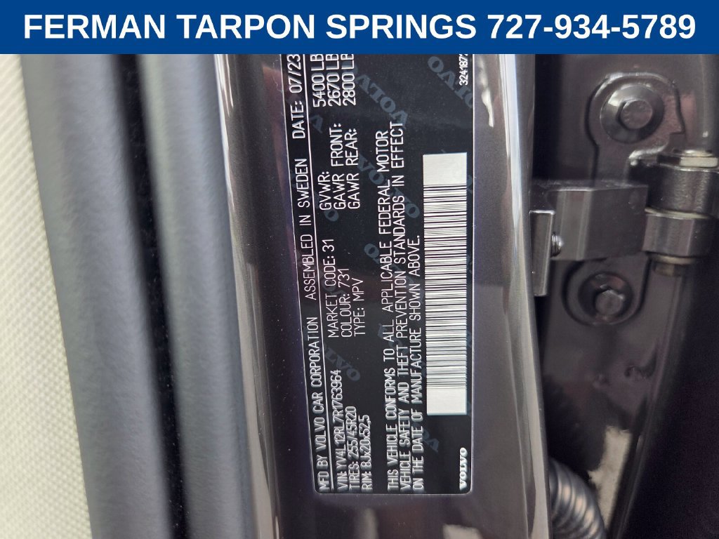 Certified 2024 Volvo XC60 B5 Plus w/ Protection Package Premier AWD/4WD image 20