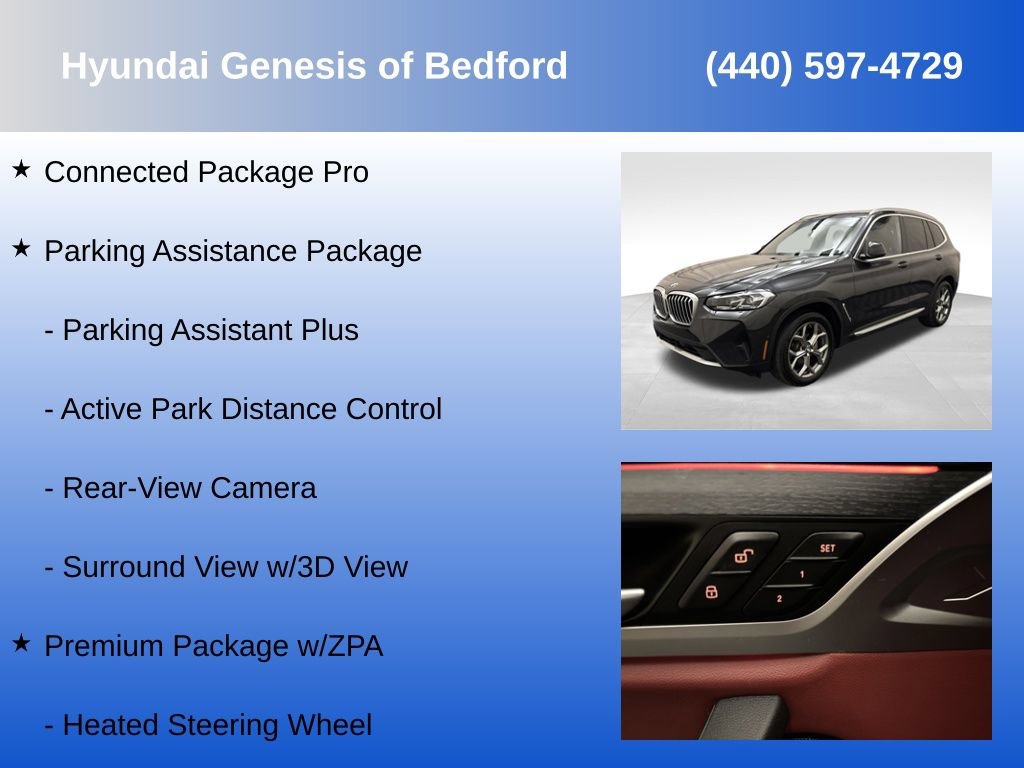 Used 2023 BMW X3 xDrive30i w/ Premium Package w/ZPA AWD/4WD image 7