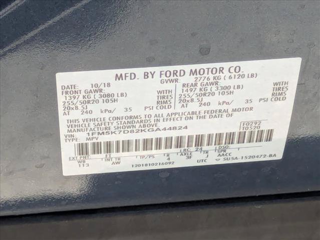 Used 2019 Ford Explorer XLT w/ Equipment Group 202A FWD image 16
