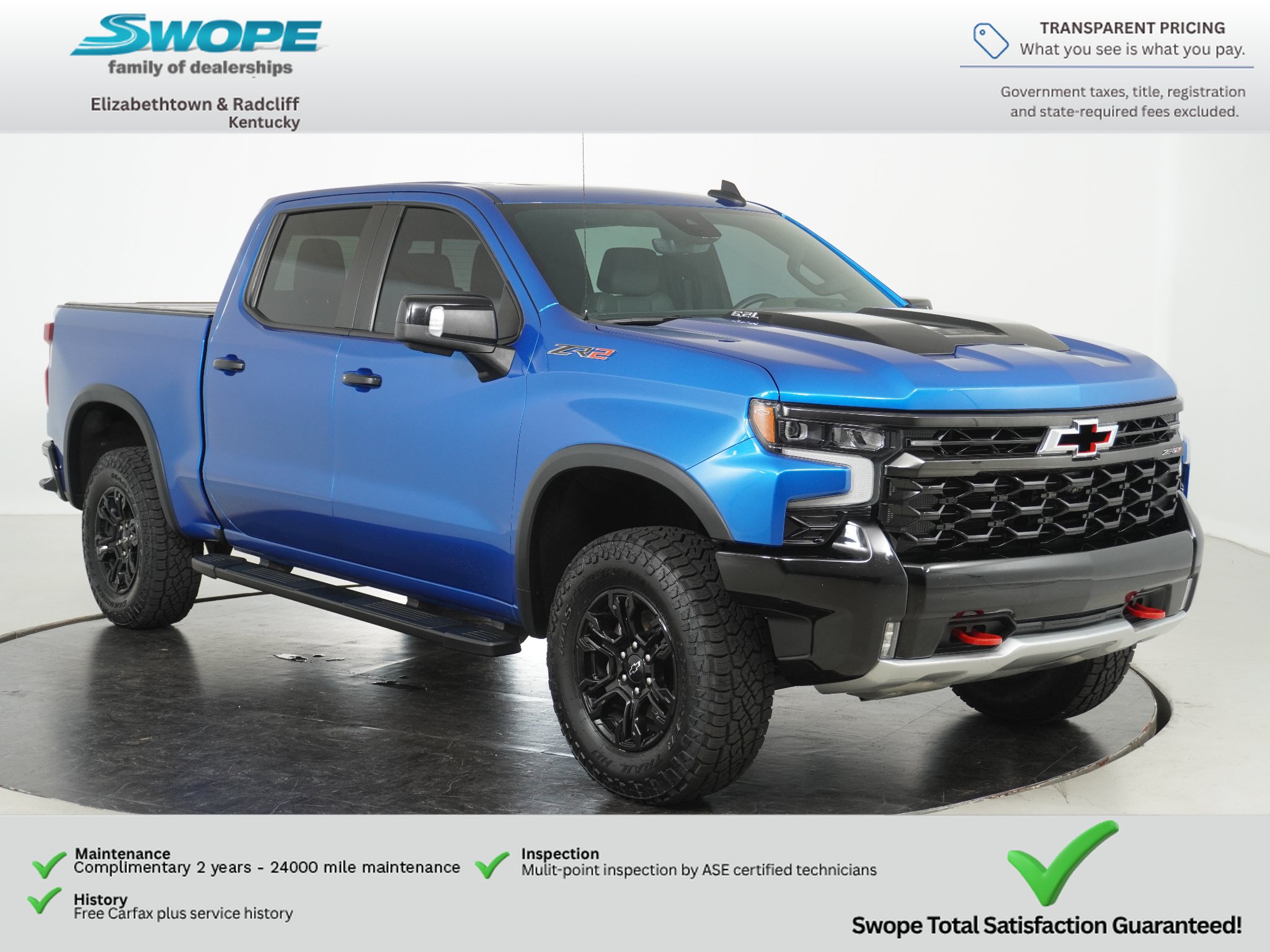 Used 2022 Chevrolet Silverado 1500 ZR2 w/ Technology Package AWD/4WD image 1