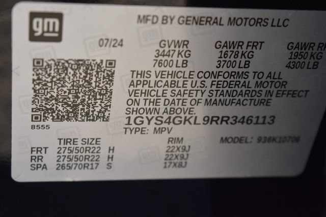 Certified 2024 Cadillac Escalade Sport Platinum w/ Heavy-Duty Trailer Package AWD/4WD image 44