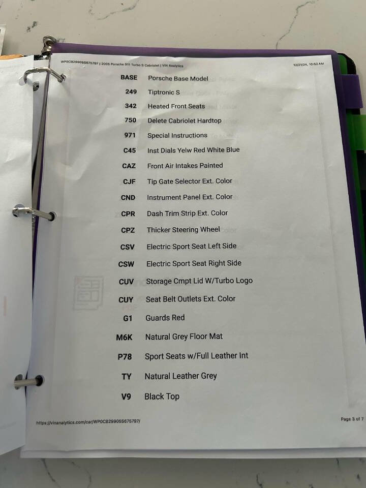 Used 2005 Porsche 911 Turbo S image 54