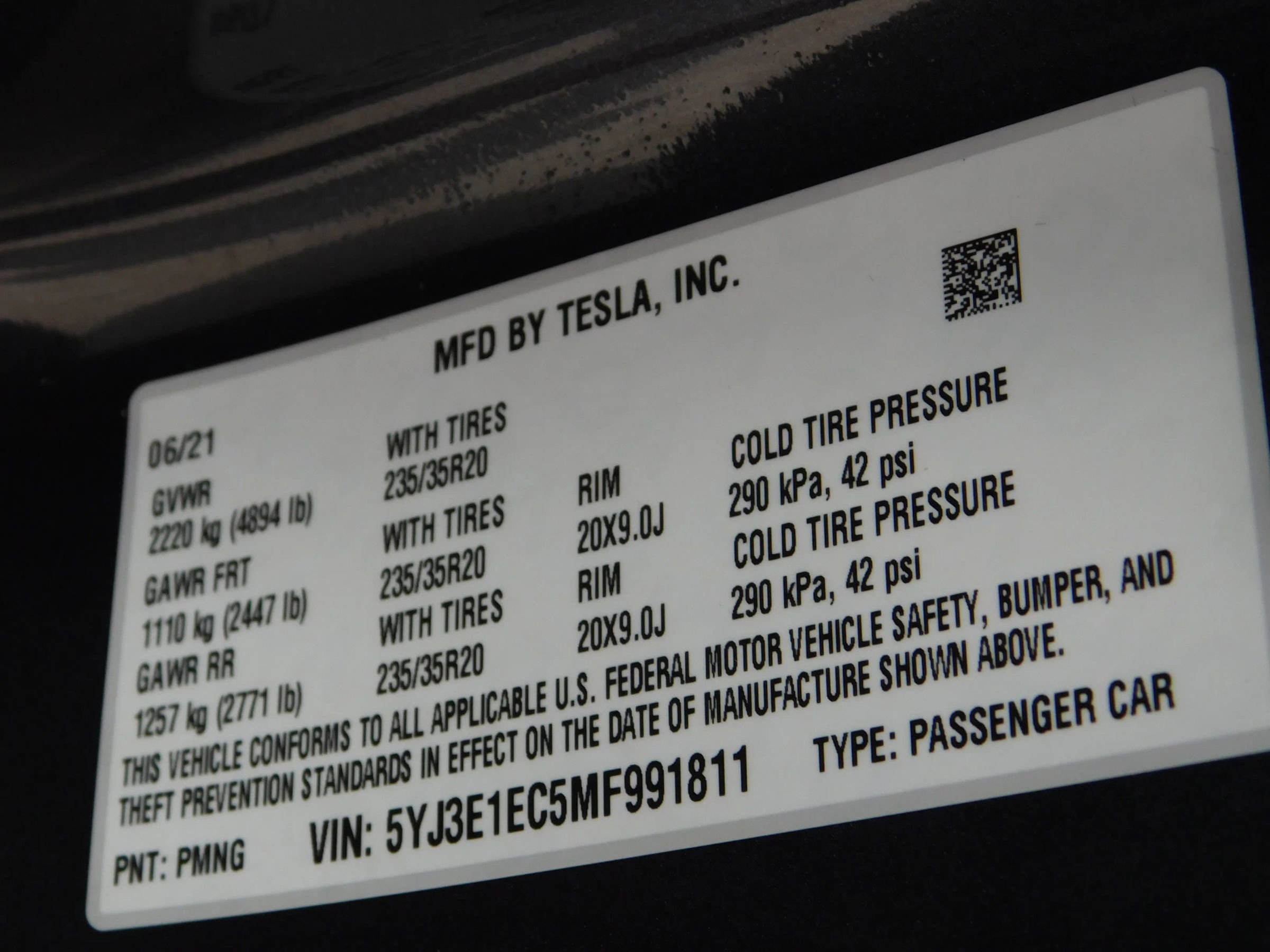 Used 2021 Tesla Model 3 Performance AWD/4WD image 24