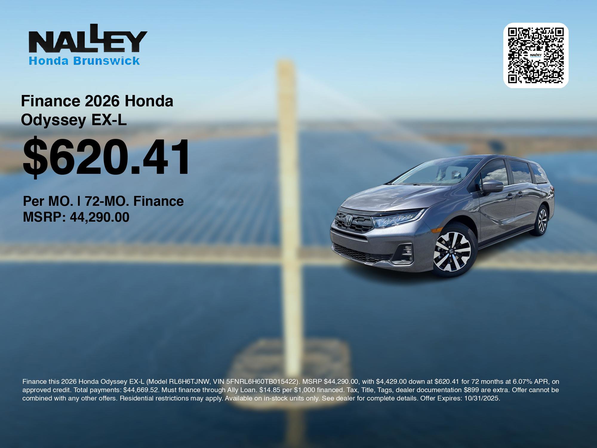 New 2026 Honda Odyssey EX-L image 7
