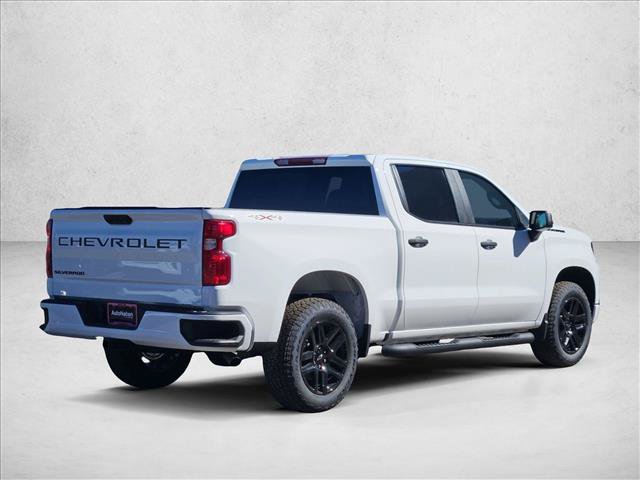 New 2026 Chevrolet Silverado 1500 Custom w/ Turbomax Blackout Package AWD/4WD image 2