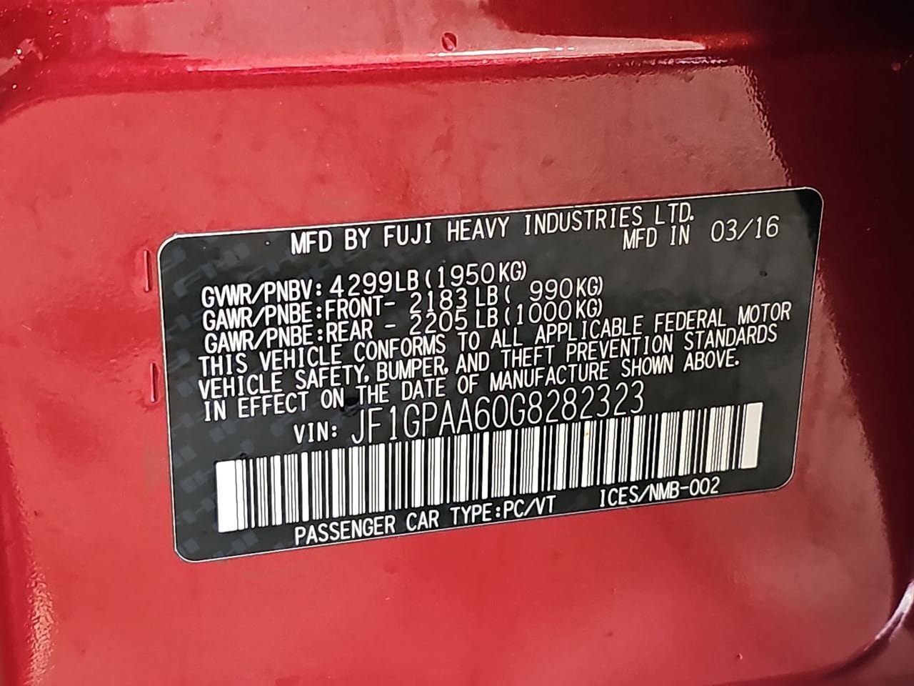 Used 2016 Subaru Impreza 2.0i AWD/4WD image 40