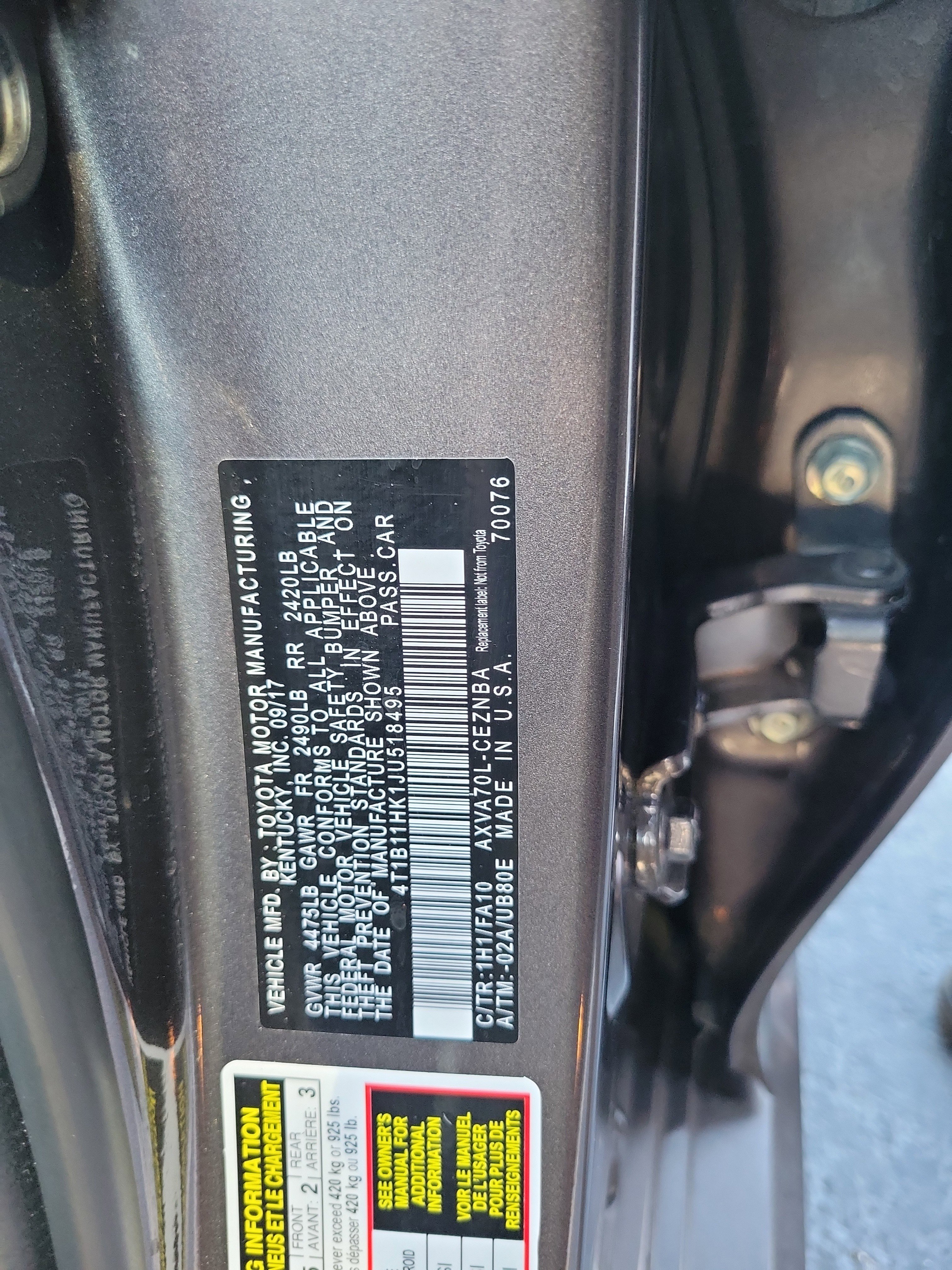 Used 2018 Toyota Camry SE image 29