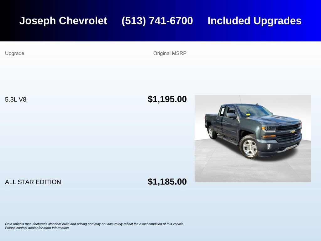 Used 2018 Chevrolet Silverado 1500 LT w/ All Star Edition AWD/4WD image 5