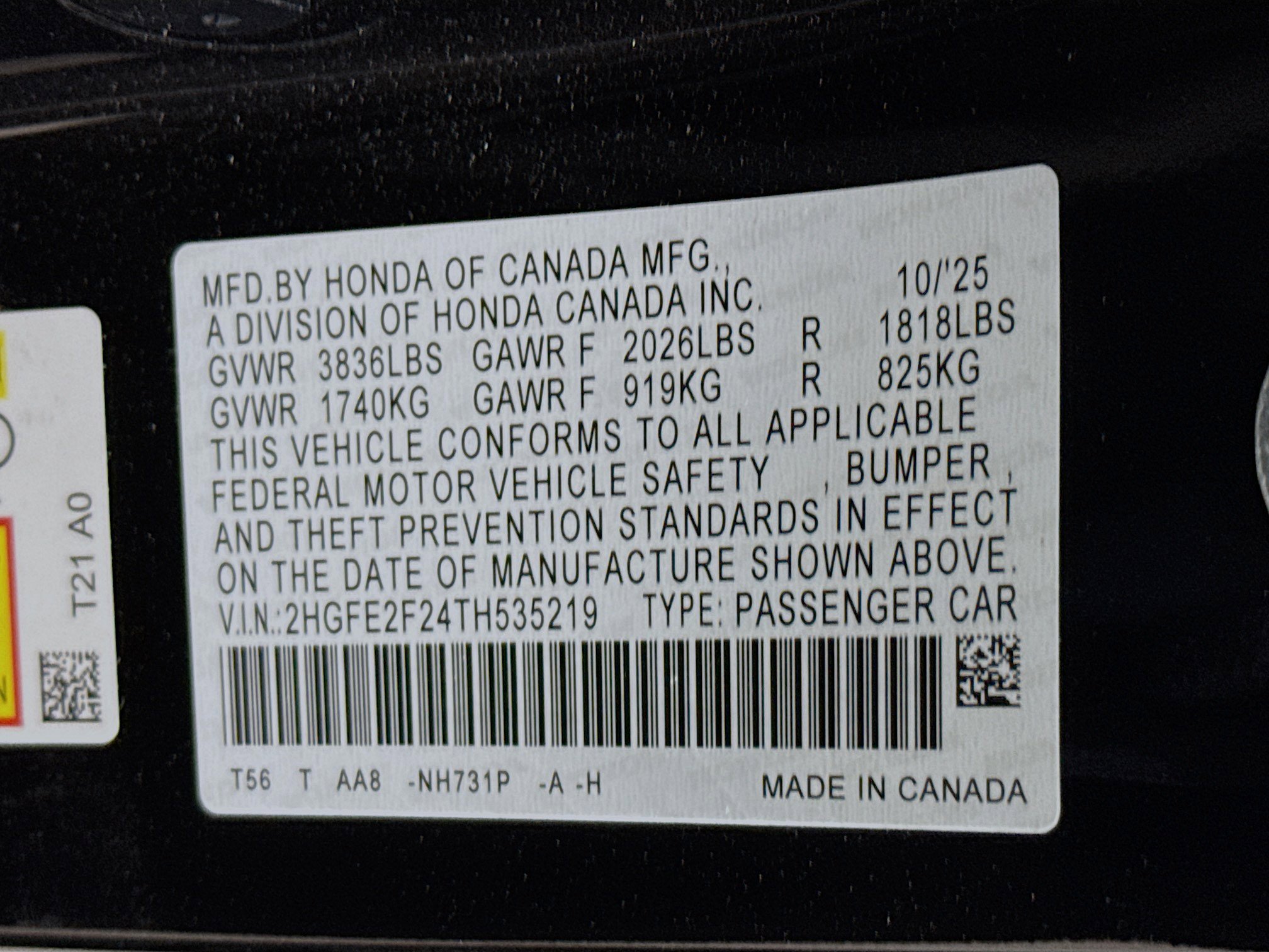 New 2026 Honda Civic LX image 36