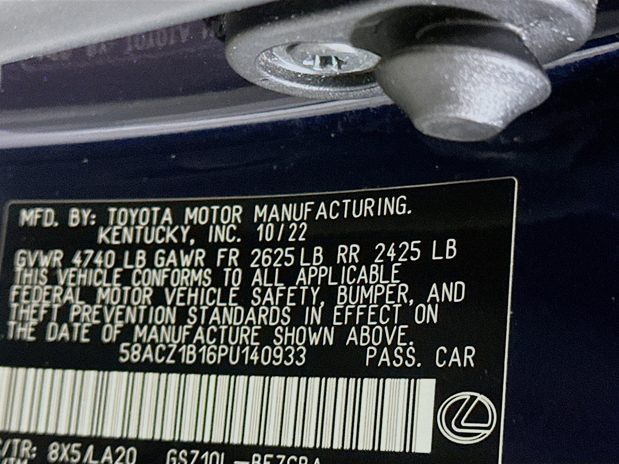 Used 2023 Lexus ES 350 w/ Accessory Package (Z2) FWD image 12