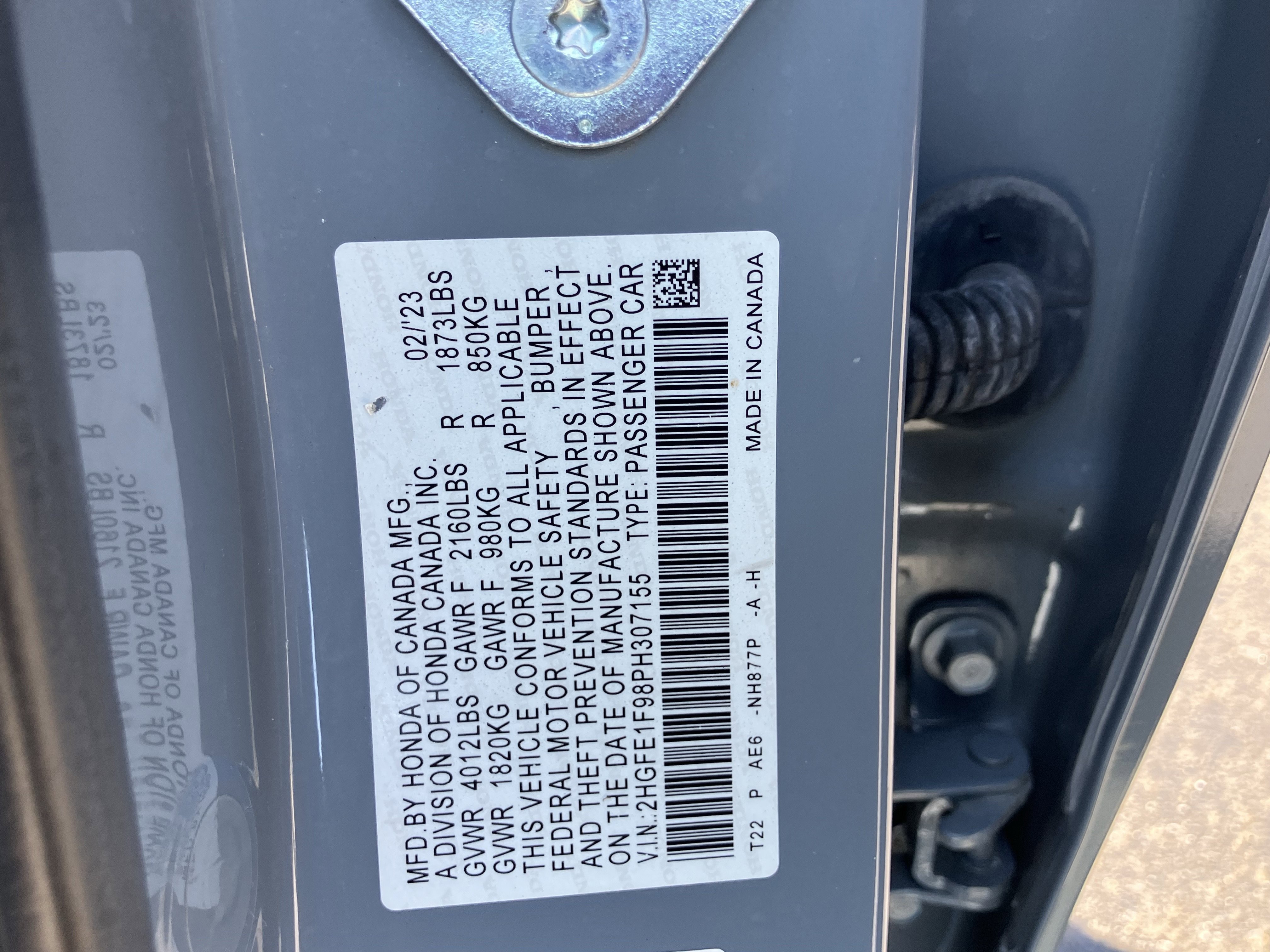 Certified 2023 Honda Civic Touring image 35