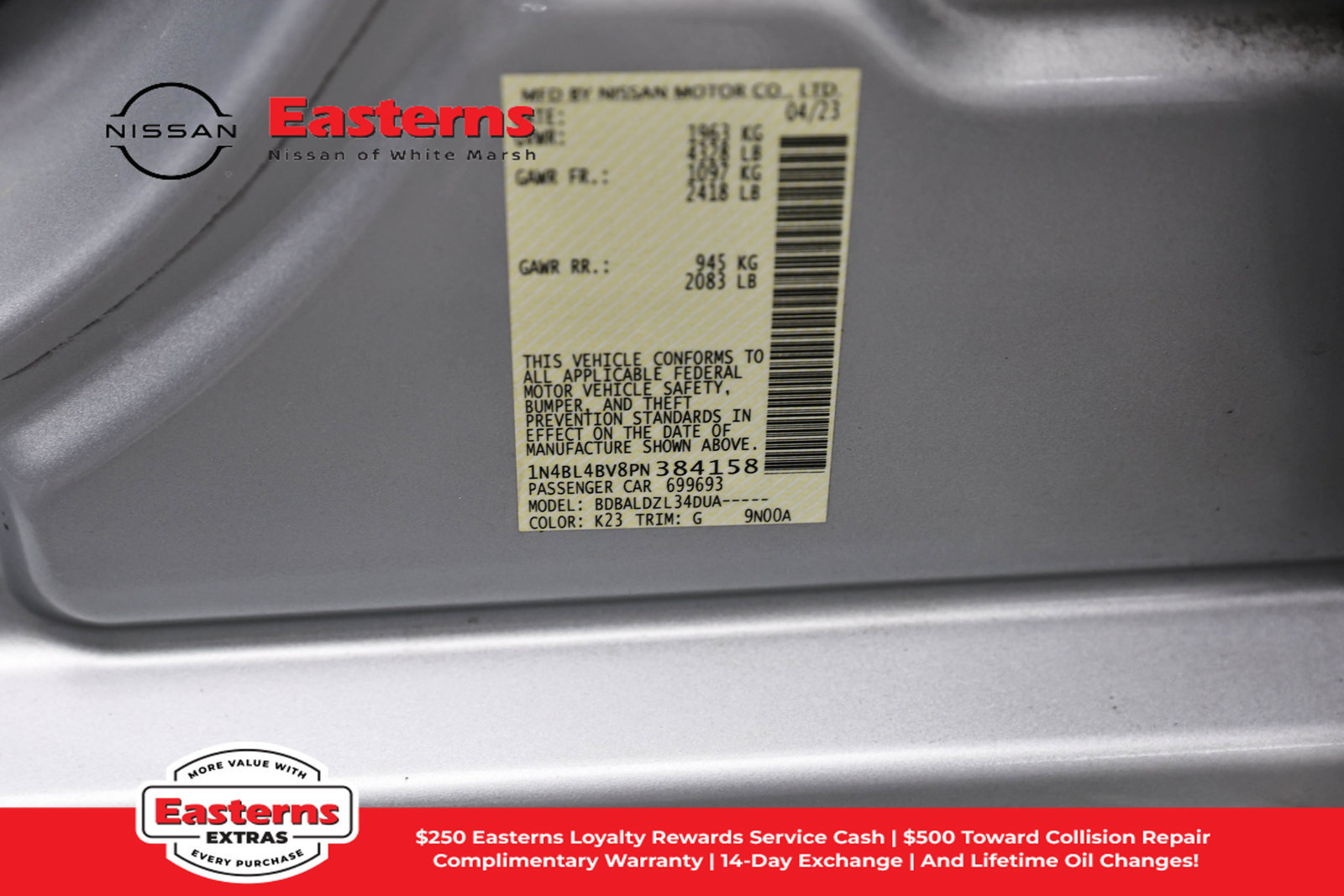 Used 2023 Nissan Altima 2.5 S FWD image 34