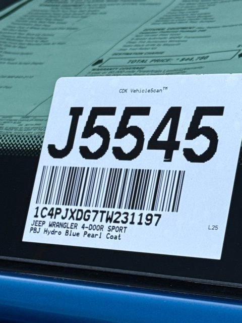 New 2026 Jeep Wrangler Sport image 35