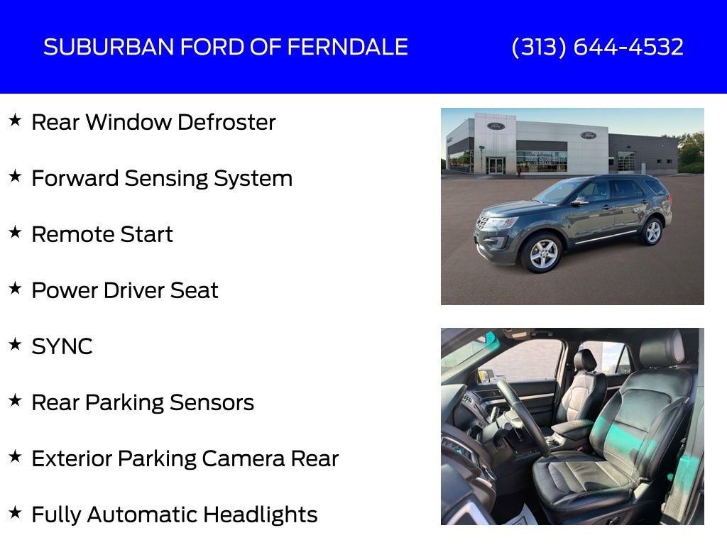 Used 2016 Ford Explorer XLT w/ Equipment Group 202A AWD/4WD image 13