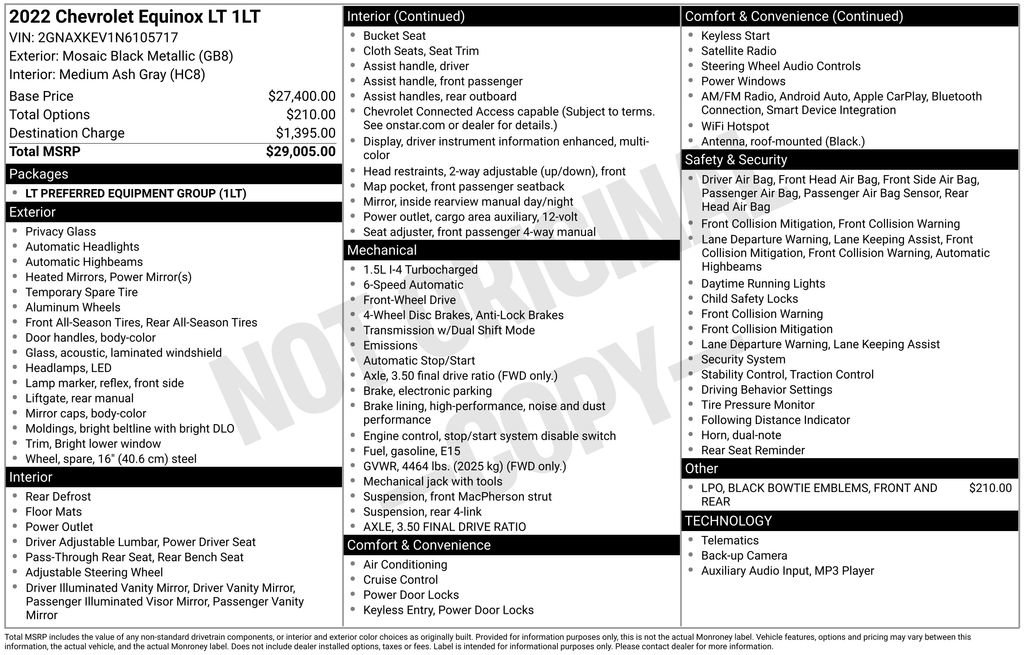 Used 2022 Chevrolet Equinox LT image 5