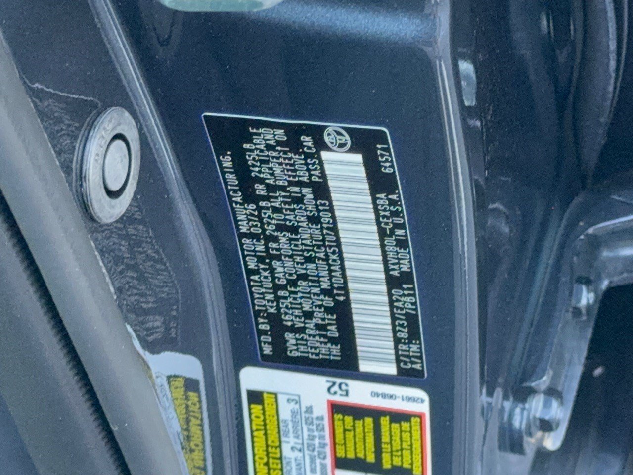 Used 2026 Toyota Camry SE FWD image 32